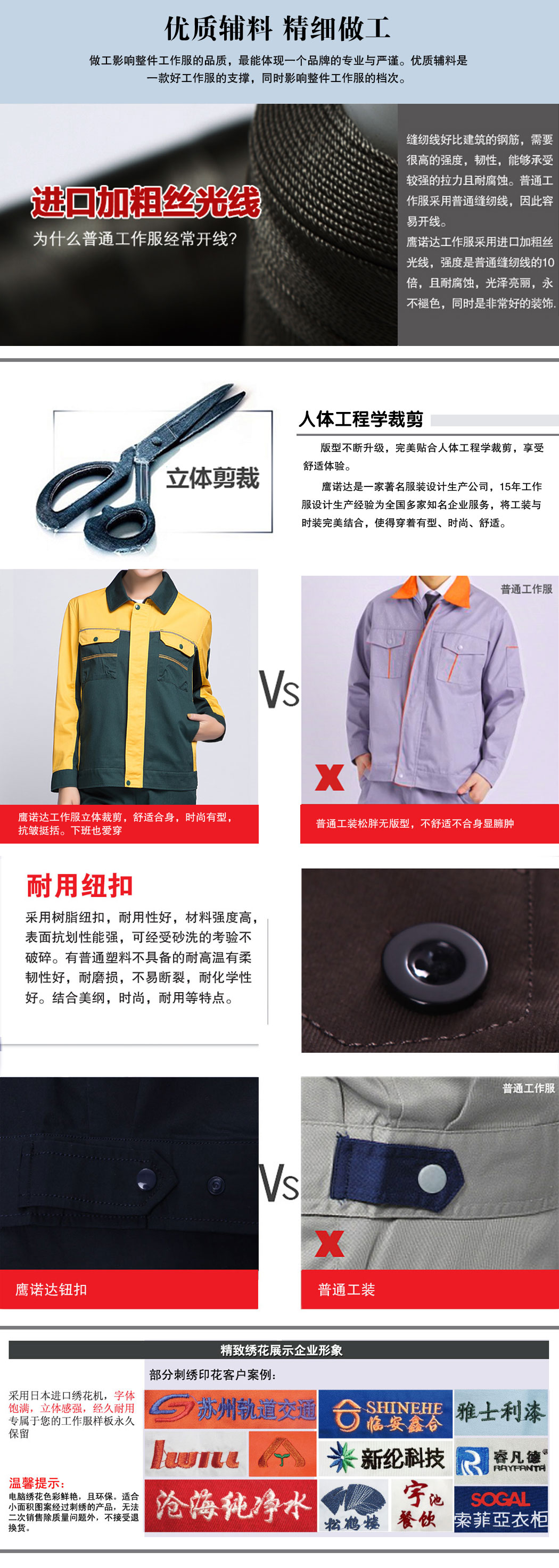 墨绿拼黄色秋季工作服AC08-3(图2)